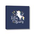 Picture of Follow your Dreams Unicorn _GroupedProduct_Square_Mini_ _GroupedProduct_Square_Canvas_