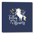 Picture of Follow your Dreams Unicorn _GroupedProduct_Square_Mini_ _GroupedProduct_Square_Canvas_