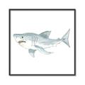 Picture of Great White _GroupedProduct_Square_Mini_ _GroupedProduct_Square_Canvas_Framed_