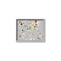 Picture of Animals Map Grey _GroupedProduct_Rectangle_Landscape_Canvas_Framed_