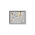 Picture of Animals Map Grey _GroupedProduct_Rectangle_Landscape_Canvas_Framed_