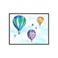Picture of Hot Air Balloon I _GroupedProduct_Rectangle_Landscape_Mini_ _GroupedProduct_Rectangle_Landscape_Canvas_Framed_