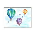 Picture of Hot Air Balloon I _GroupedProduct_Rectangle_Landscape_Mini_ _GroupedProduct_Rectangle_Landscape_Canvas_Framed_