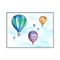 Picture of Hot Air Balloon I _GroupedProduct_Rectangle_Landscape_Mini_ _GroupedProduct_Rectangle_Landscape_Canvas_Framed_