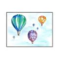 Picture of Hot Air Balloon I _GroupedProduct_Rectangle_Landscape_Mini_ _GroupedProduct_Rectangle_Landscape_Canvas_Framed_