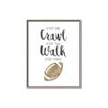 Picture of Crawl Walk Football _GroupedProduct_Rectangle_Portrait_Mini_ _GroupedProduct_Rectangle_Portrait_Canvas_Framed_