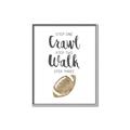 Picture of Crawl Walk Football _GroupedProduct_Rectangle_Portrait_Mini_ _GroupedProduct_Rectangle_Portrait_Canvas_Framed_