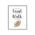 Picture of Crawl Walk Football _GroupedProduct_Rectangle_Portrait_Mini_ _GroupedProduct_Rectangle_Portrait_Canvas_Framed_