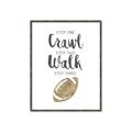 Picture of Crawl Walk Football _GroupedProduct_Rectangle_Portrait_Mini_ _GroupedProduct_Rectangle_Portrait_Canvas_Framed_