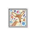 Picture of In the Garden Deer _GroupedProduct_Square_Mini_ _GroupedProduct_Square_Canvas_Framed_
