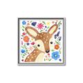 Picture of In the Garden Deer _GroupedProduct_Square_Mini_ _GroupedProduct_Square_Canvas_Framed_