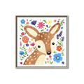 Picture of In the Garden Deer _GroupedProduct_Square_Mini_ _GroupedProduct_Square_Canvas_Framed_