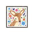 Picture of In the Garden Deer _GroupedProduct_Square_Mini_ _GroupedProduct_Square_Canvas_Framed_