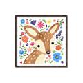 Picture of In the Garden Deer _GroupedProduct_Square_Mini_ _GroupedProduct_Square_Canvas_Framed_