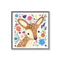 Picture of In the Garden Deer _GroupedProduct_Square_Mini_ _GroupedProduct_Square_Canvas_Framed_