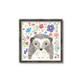 Picture of In the Garden Hedgehog _GroupedProduct_Square_Mini_ _GroupedProduct_Square_Canvas_Framed_