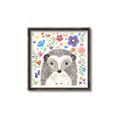 Picture of In the Garden Hedgehog _GroupedProduct_Square_Mini_ _GroupedProduct_Square_Canvas_Framed_