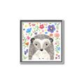 Picture of In the Garden Hedgehog _GroupedProduct_Square_Mini_ _GroupedProduct_Square_Canvas_Framed_