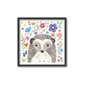 Picture of In the Garden Hedgehog _GroupedProduct_Square_Mini_ _GroupedProduct_Square_Canvas_Framed_