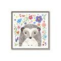 Picture of In the Garden Hedgehog _GroupedProduct_Square_Mini_ _GroupedProduct_Square_Canvas_Framed_