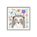 Picture of In the Garden Hedgehog _GroupedProduct_Square_Mini_ _GroupedProduct_Square_Canvas_Framed_