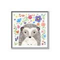 Picture of In the Garden Hedgehog _GroupedProduct_Square_Mini_ _GroupedProduct_Square_Canvas_Framed_