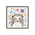 Picture of In the Garden Hedgehog _GroupedProduct_Square_Mini_ _GroupedProduct_Square_Canvas_Framed_