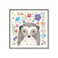 Picture of In the Garden Hedgehog _GroupedProduct_Square_Mini_ _GroupedProduct_Square_Canvas_Framed_