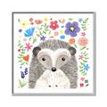 Picture of In the Garden Hedgehog _GroupedProduct_Square_Mini_ _GroupedProduct_Square_Canvas_Framed_