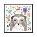 Picture of In the Garden Hedgehog _GroupedProduct_Square_Mini_ _GroupedProduct_Square_Canvas_Framed_