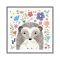 Picture of In the Garden Hedgehog _GroupedProduct_Square_Mini_ _GroupedProduct_Square_Canvas_Framed_