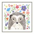 Picture of In the Garden Hedgehog _GroupedProduct_Square_Mini_ _GroupedProduct_Square_Canvas_Framed_