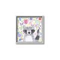 Picture of In the Garden Raccoon _GroupedProduct_Square_Mini_ _GroupedProduct_Square_Canvas_Framed_