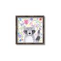 Picture of In the Garden Raccoon _GroupedProduct_Square_Mini_ _GroupedProduct_Square_Canvas_Framed_