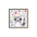 Picture of In the Garden Raccoon _GroupedProduct_Square_Mini_ _GroupedProduct_Square_Canvas_Framed_