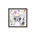 Picture of In the Garden Raccoon _GroupedProduct_Square_Mini_ _GroupedProduct_Square_Canvas_Framed_