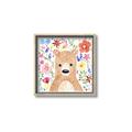 Picture of In the Garden Bear _GroupedProduct_Square_Mini_ _GroupedProduct_Square_Canvas_Framed_
