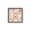 Picture of In the Garden Bear _GroupedProduct_Square_Mini_ _GroupedProduct_Square_Canvas_Framed_