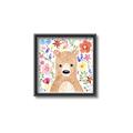 Picture of In the Garden Bear _GroupedProduct_Square_Mini_ _GroupedProduct_Square_Canvas_Framed_