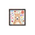 Picture of In the Garden Bear _GroupedProduct_Square_Mini_ _GroupedProduct_Square_Canvas_Framed_