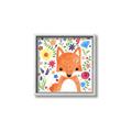 Picture of In the Garden Fox _GroupedProduct_Square_Mini_ _GroupedProduct_Square_Canvas_Framed_