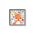 Picture of In the Garden Fox _GroupedProduct_Square_Mini_ _GroupedProduct_Square_Canvas_Framed_