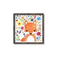 Picture of In the Garden Fox _GroupedProduct_Square_Mini_ _GroupedProduct_Square_Canvas_Framed_
