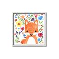 Picture of In the Garden Fox _GroupedProduct_Square_Mini_ _GroupedProduct_Square_Canvas_Framed_