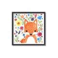Picture of In the Garden Fox _GroupedProduct_Square_Mini_ _GroupedProduct_Square_Canvas_Framed_