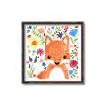 Picture of In the Garden Fox _GroupedProduct_Square_Mini_ _GroupedProduct_Square_Canvas_Framed_