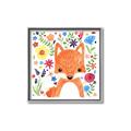 Picture of In the Garden Fox _GroupedProduct_Square_Mini_ _GroupedProduct_Square_Canvas_Framed_