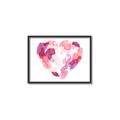 Picture of Colored Heart _GroupedProduct_Rectangle_Landscape_Mini_ _GroupedProduct_Rectangle_Landscape_Canvas_Framed_