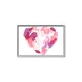 Picture of Colored Heart _GroupedProduct_Rectangle_Landscape_Mini_ _GroupedProduct_Rectangle_Landscape_Canvas_Framed_