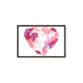 Picture of Colored Heart _GroupedProduct_Rectangle_Landscape_Mini_ _GroupedProduct_Rectangle_Landscape_Canvas_Framed_